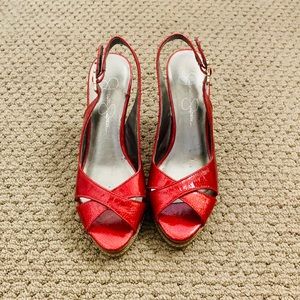 Jessica Simpson Lotus Slingback Pumps Size 6